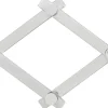 Appendiabiti da parete Crossing argento 9(+71)cm - KARE