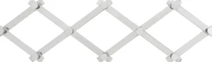 Appendiabiti da parete Crossing argento 9(+71)cm - KARE