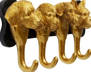 Appendiabiti Dog Family Gold 31cm - KARE