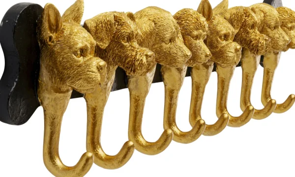 Appendiabiti Dog Family Gold 69cm - KARE