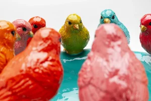 Ciotola decorativa Birds Gossip 15cm - KARE