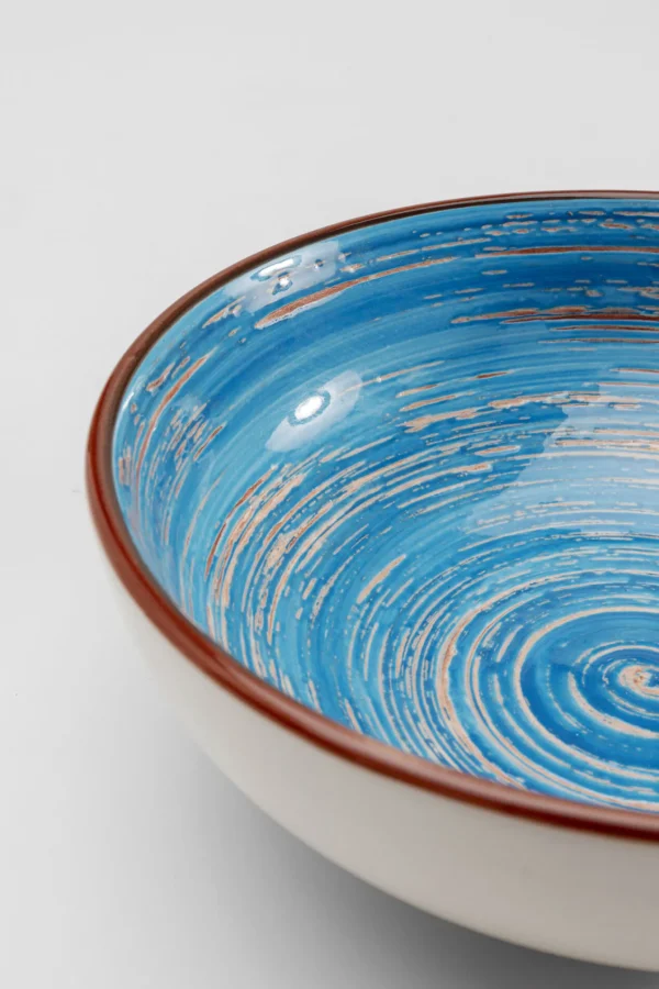 Ciotola Swirl Blu Ø18cm - KARE