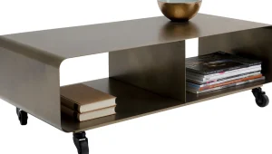 Comò basso Lounge M bronzo 90x30cm - KARE