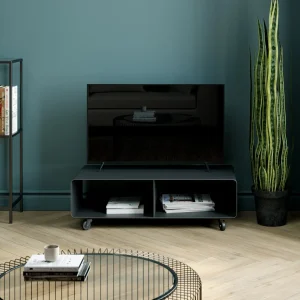 Comò basso Lounge M grigio 90x30cm - KARE