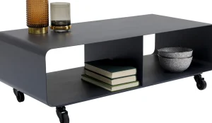 Comò basso Lounge M grigio 90x30cm - KARE