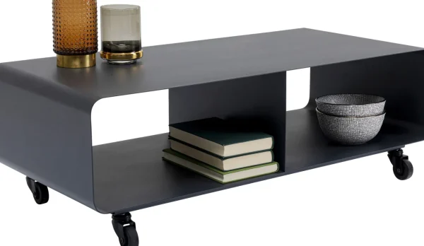 Comò basso Lounge M grigio 90x30cm - KARE