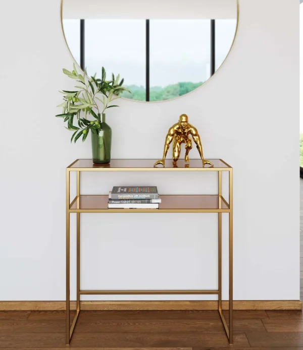 Console Loft oro 85x80cm - KARE