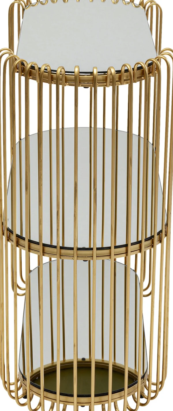 Console Wire Brass 81x78cm - KARE