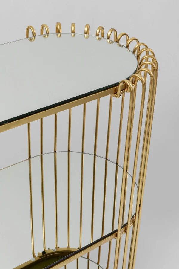 Console Wire Brass 81x78cm - KARE