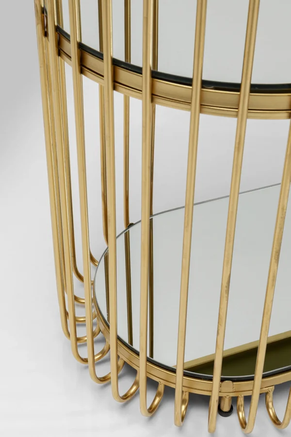Console Wire Brass 81x78cm - KARE