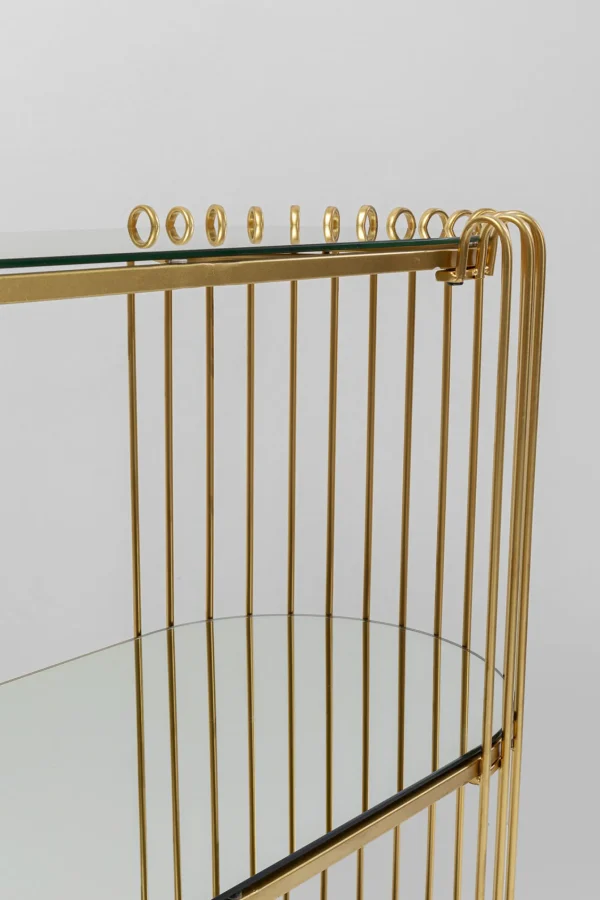 Console Wire Brass 81x78cm - KARE
