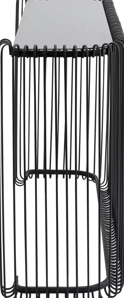 Console Wire nero 142x89cm - KARE