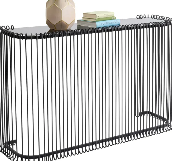 Console Wire nero 142x89cm - KARE