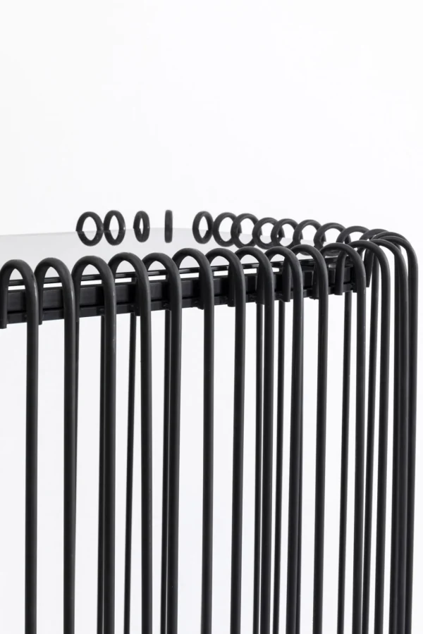 Console Wire nero 142x89cm - KARE
