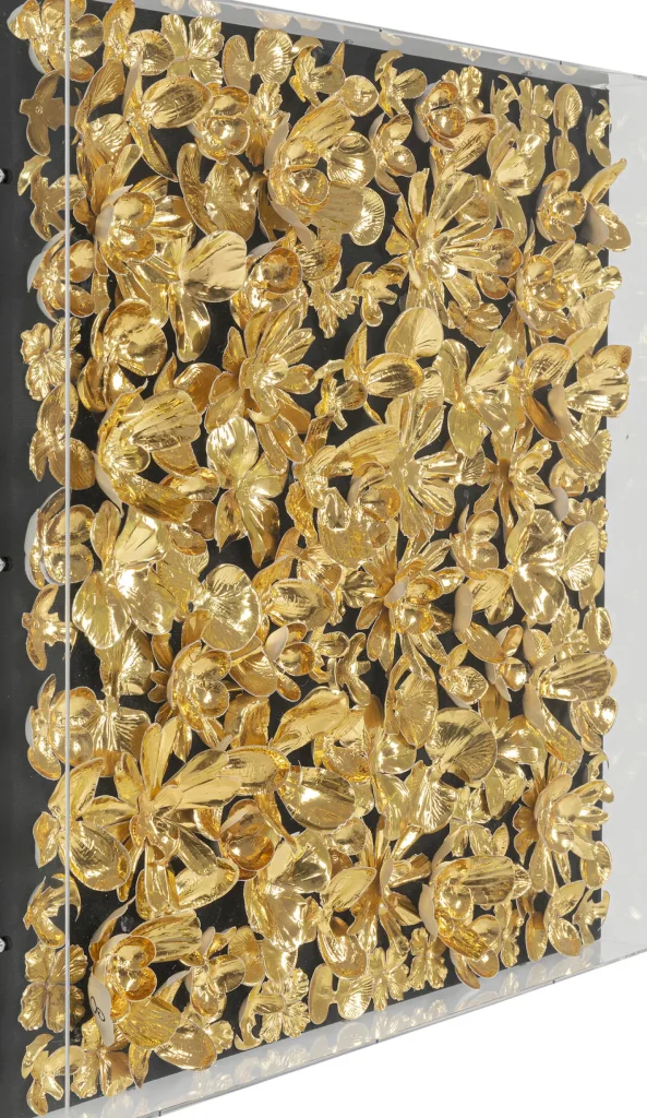 Cornice Decorativa Gold Flower 60x60cm - KARE