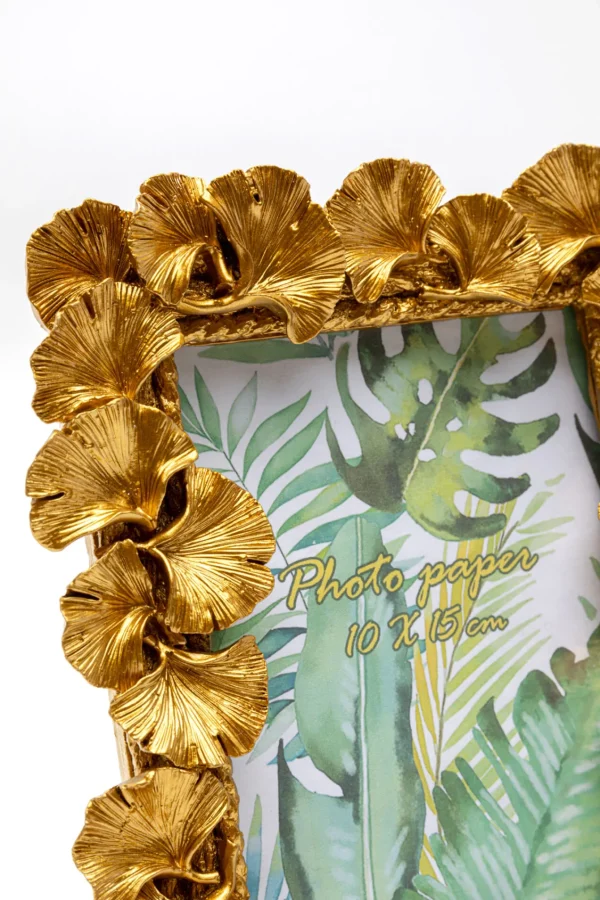 Cornice Ginkgo Leaf oro 17x20 cm - KARE
