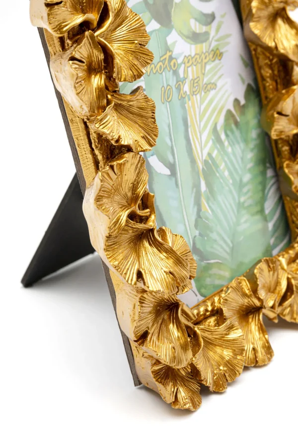 Cornice Ginkgo Leaf oro 17x20 cm - KARE