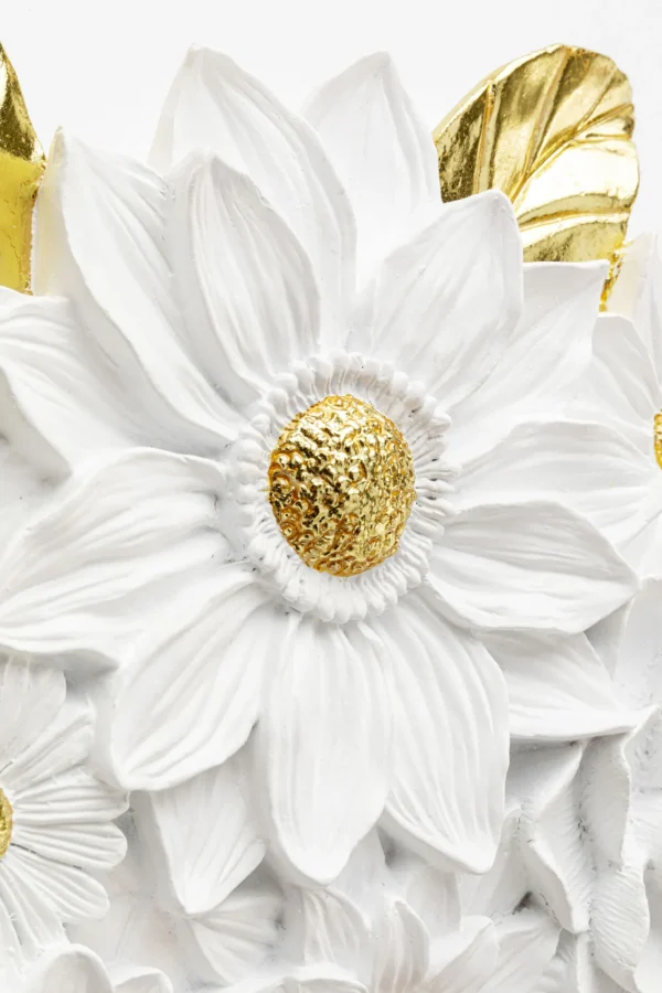 Decorazione da parete Orchid bianco 24x25cm - KARE