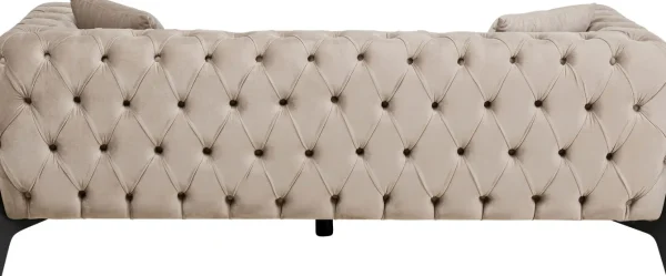 Divano Bellissima 2 posti velluto beige 200cm - KARE