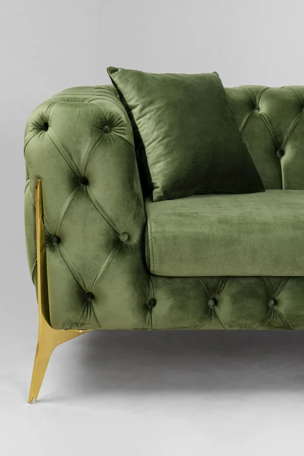 Divano Bellissima 2 posti velluto verde 200cm - KARE