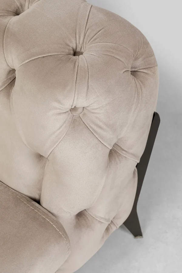 Divano Bellissima 2 posti velluto beige 200cm - KARE