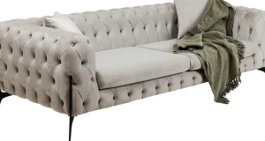 Divano Bellissima 3-posti beige 240cm - KARE