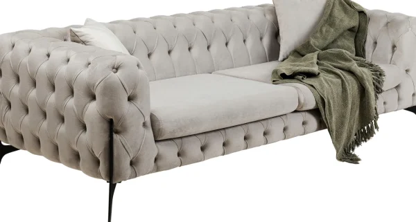 Divano Bellissima 3-posti beige 240cm - KARE