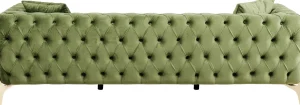 Divano Bellissima 3-posti verde 240cm - KARE