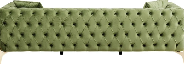 Divano Bellissima 3-posti verde 240cm - KARE