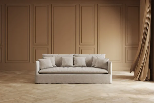 Divano Boheme 3,5 posti crema 230cm - KARE