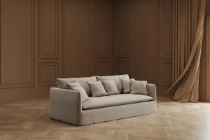 Divano Boheme 3,5 posti crema 230cm - KARE
