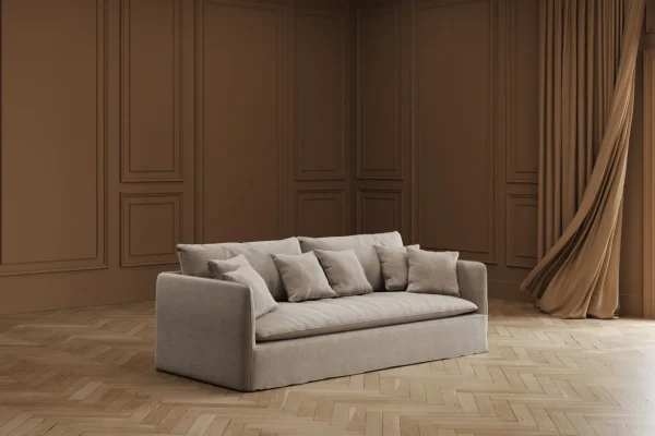 Divano Boheme 3,5 posti crema 230cm - KARE