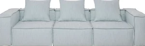 Divano Korali Beach Outdoor blu chiaro 320cm - KARE