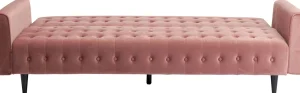 Divano letto Milchbar malva 219 cm - KARE