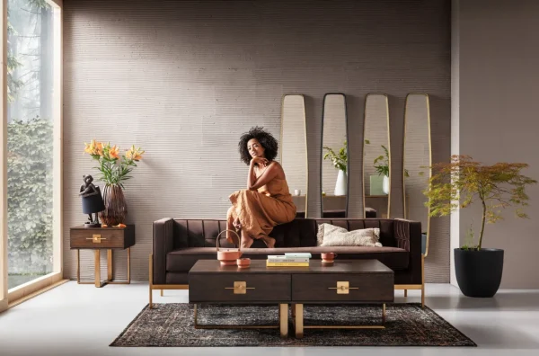 Divano Loft 3-Posti Marrone - KARE