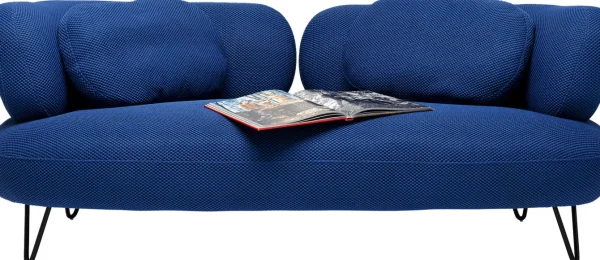 Divano Peppo 2-posti blu 182cm - KARE