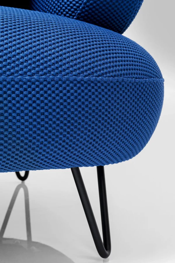 Divano Peppo 2-posti blu 182cm - KARE