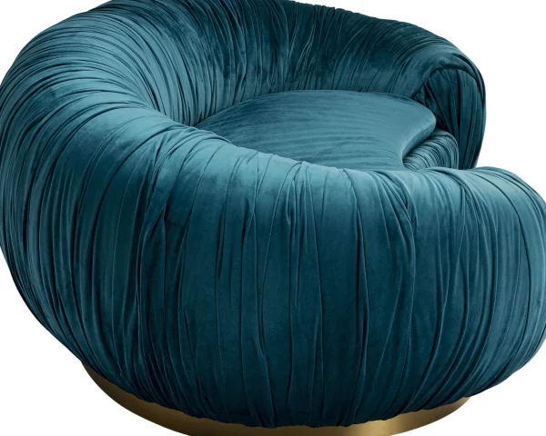 Divano Perugia 2-posti blu 195cm - KARE