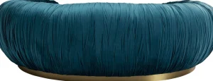 Divano Perugia 2-posti blu 195cm - KARE