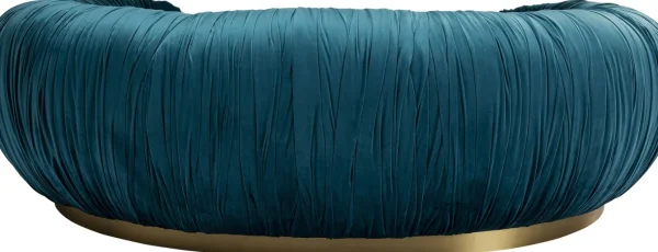 Divano Perugia 2-posti blu 195cm - KARE