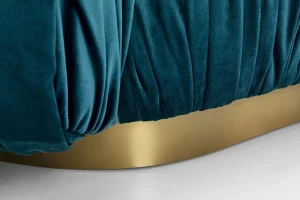 Divano Perugia 2-posti blu 195cm - KARE