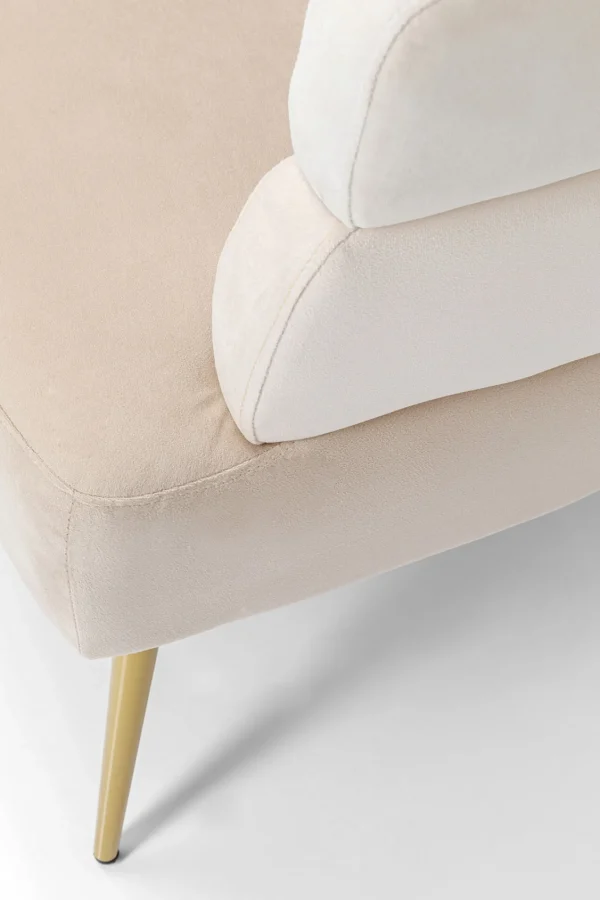 Divano Sandwich 2-posti crema 125cm - KARE