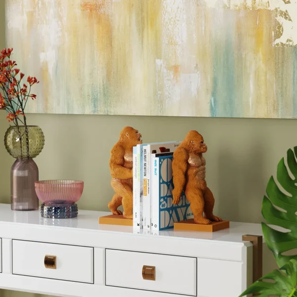 Fermalibro Gorilla arancione (2/set) - KARE