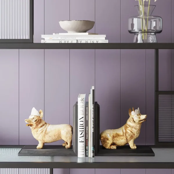 Fermalibro Royal standing Corgi (2/set) - KARE