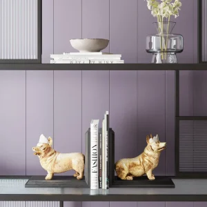 Fermalibro Royal standing Corgi (2/set) - KARE