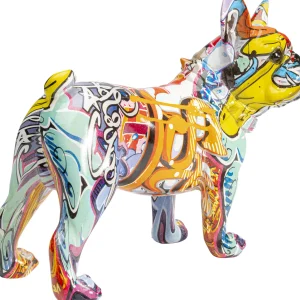 Figura decorata con effetto graffiti a forma di bulldog - KARE
