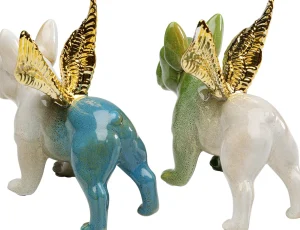 Figura decorativa Angel Wings Dog assortiti - KARE