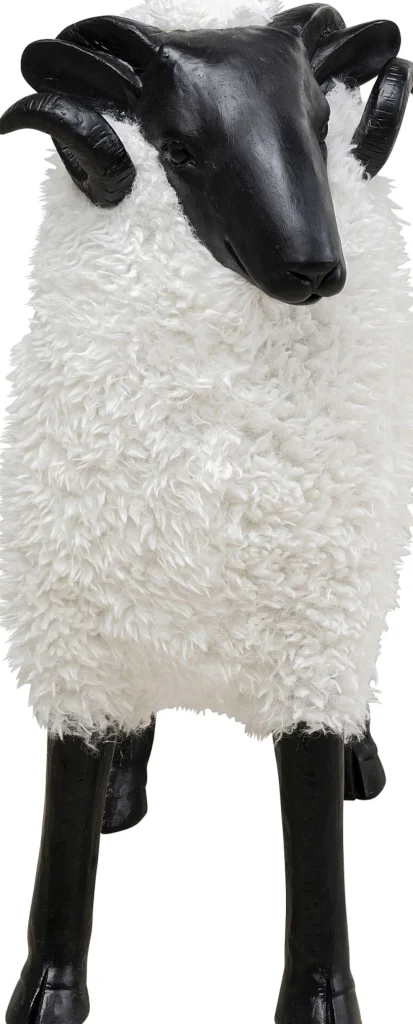 Figura decorativa Bathilde Ram bianco 78cm - KARE