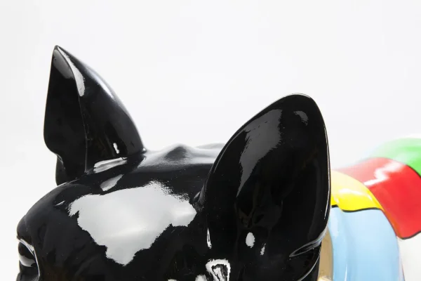 FIGURA DECORATIVA BULLDOG COLORE - KARE