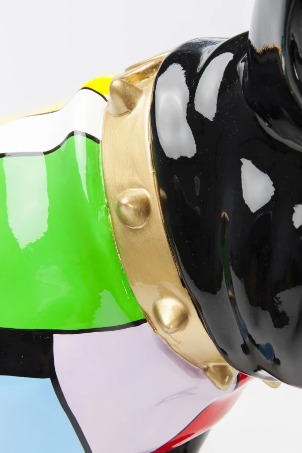 FIGURA DECORATIVA BULLDOG COLORE - KARE